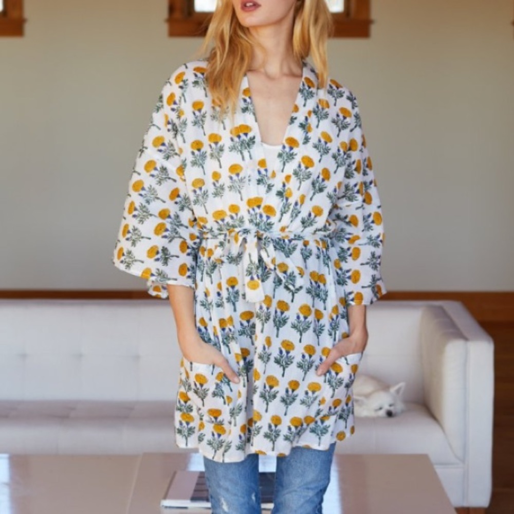 Emerson Fry Fete Kimono- Marigolds